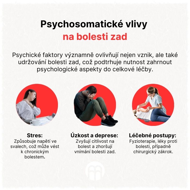 Psychosomatické vlivy na bolesti zad